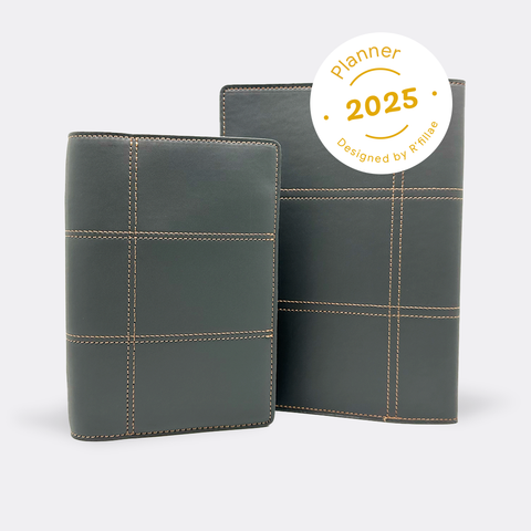 R'fillae A5/A6 PU Refillable Daily Diary (One day per page) (2025)