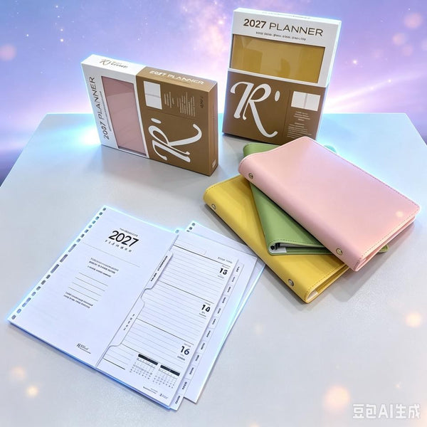 R'fillae PU Leather Refillable Diary Organiser (2027)