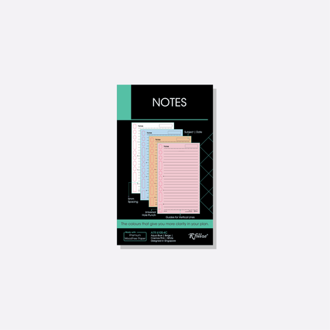 R'fillae Colour Notes Organiser Planner Refill