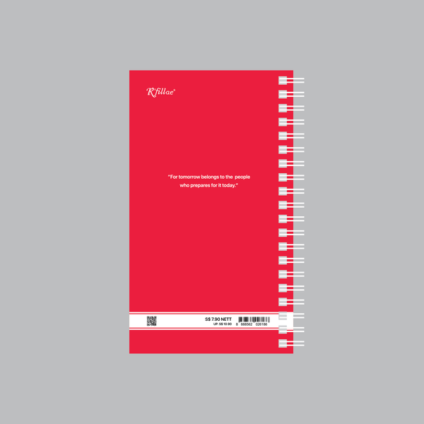 R'fillae A5/A6 Wire-O Binder 1 Week per Page Planner Diary (2027)