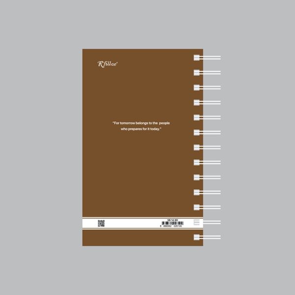 R'fillae A5/A6 Wire-O Binder 1 Day per Page Planner Diary (2027) Collated