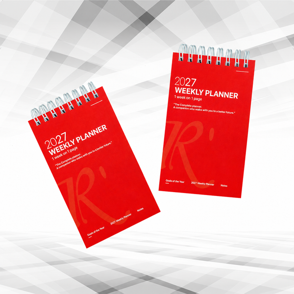 R'fillae A7 Wire-O Binder 1 Week per Page Planner Diary (2027)