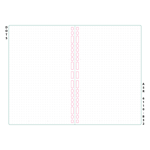 A5 Booklet Refill for Refillable Ring Diary Planners