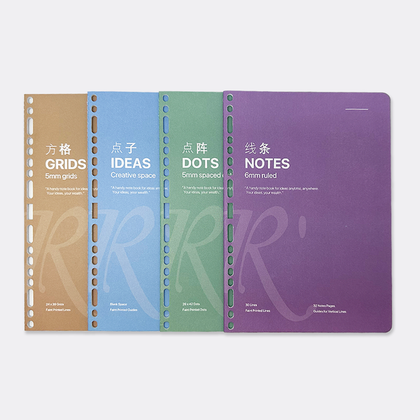 A5 Booklet Refill for Refillable Ring Diary Planners