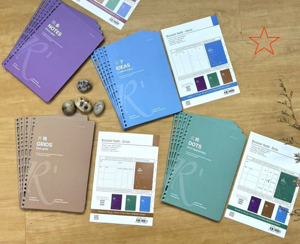 A5 Booklet Refill for Refillable Ring Diary Planners