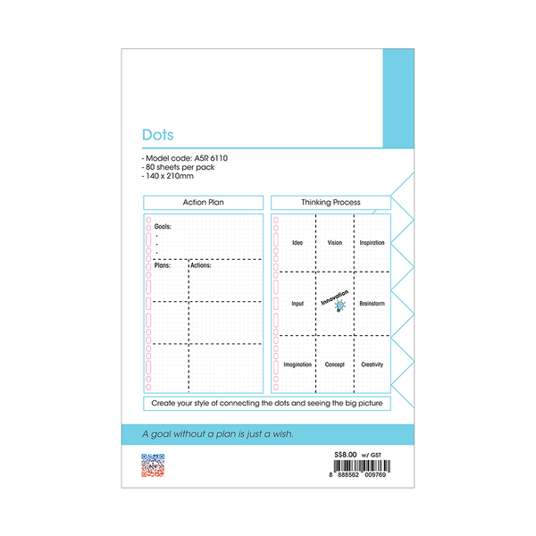 R'fillae Dots Organiser Planner Refill