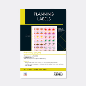 R'fillae A5 Organiser Planner Refill Planning Label Sticker