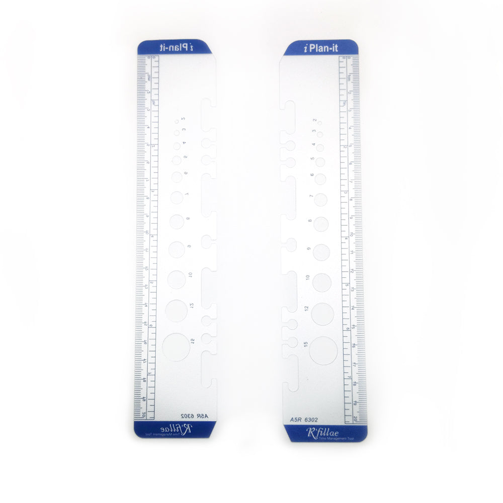 R Rate Ruler R'fillae Easi Finder Bookmark Ruler for 6-ring Refillable Planner Diar ...
