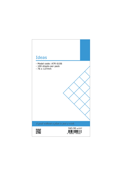 R'fillae A7 Ideas Plain Paper Refill